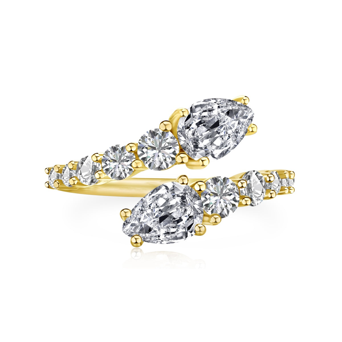 [Elowen Jewels]Delicate Lively Snake Shape Daily Ring