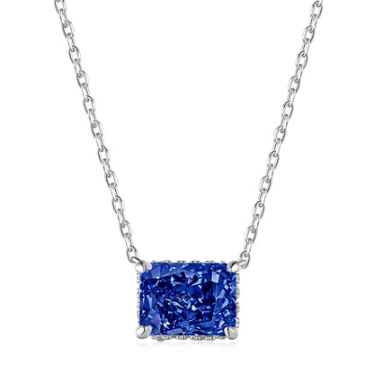 [Elowen Jewels]Luxurious Square Shape Colorful Necalack