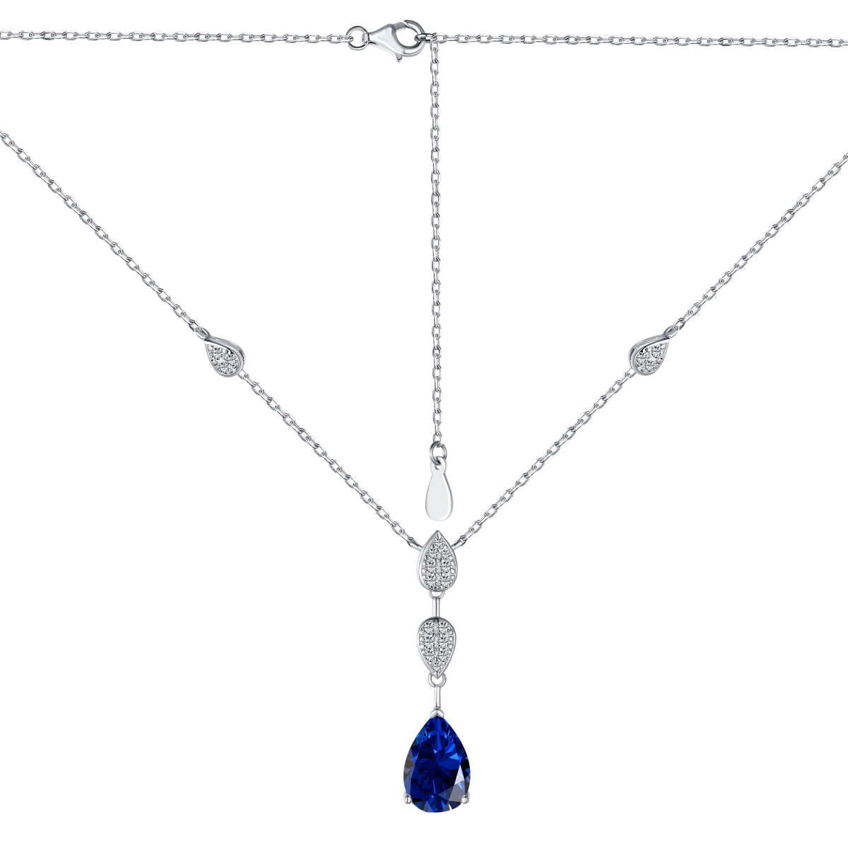 [Elowen Jewels]Dazzling Pear Cut Necklace