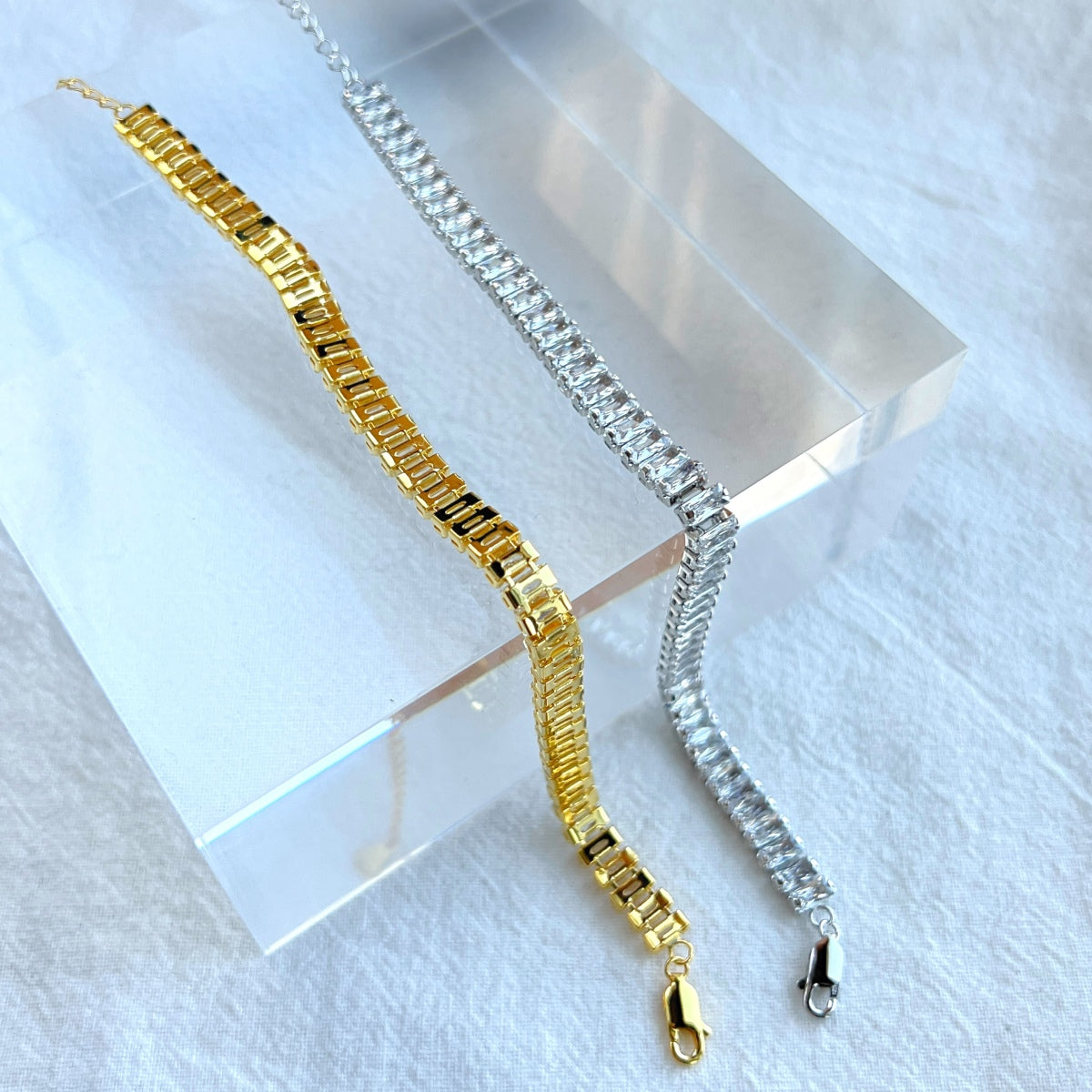 [Elowen Jewels]Exquisite Emerald Cut Daily Bracelet