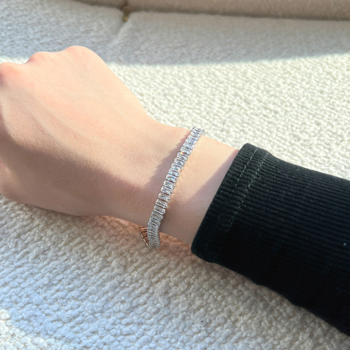 [Elowen Jewels]Exquisite Emerald Cut Daily Bracelet