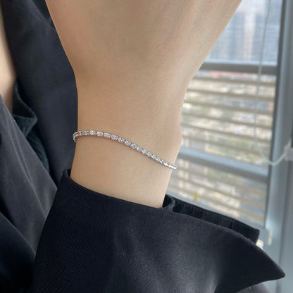 [Elowen Jewels]Elegant Emerald Cut Daily Bracelet