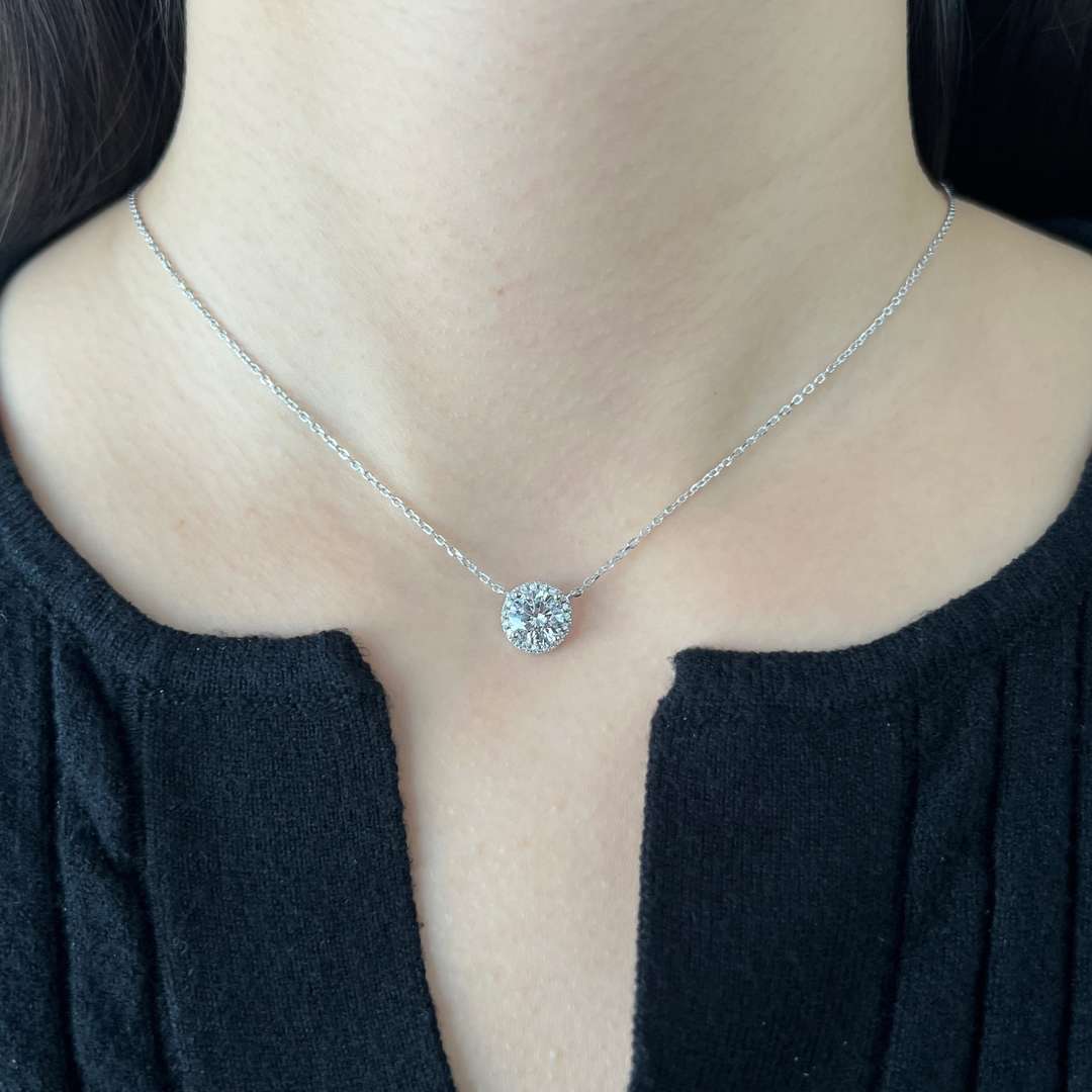 [Elowen Jewels]Luxurious Round Cut Necklace
