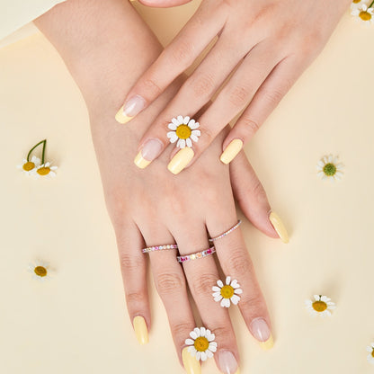[Elowen Jewels]Dazzling Lustrous Round Cut Tennis Ring