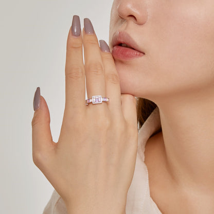 [Elowen Jewels]Exquisite Colorful Radiant Cut Party Ring
