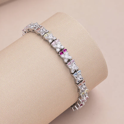 [Elowen Jewels]Unique Colorful Flower Shape Daily Bracelet