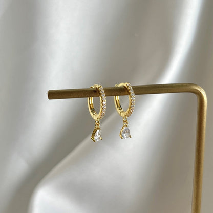 [Elowen Jewels]Luxurious Geometric Drop Earrings
