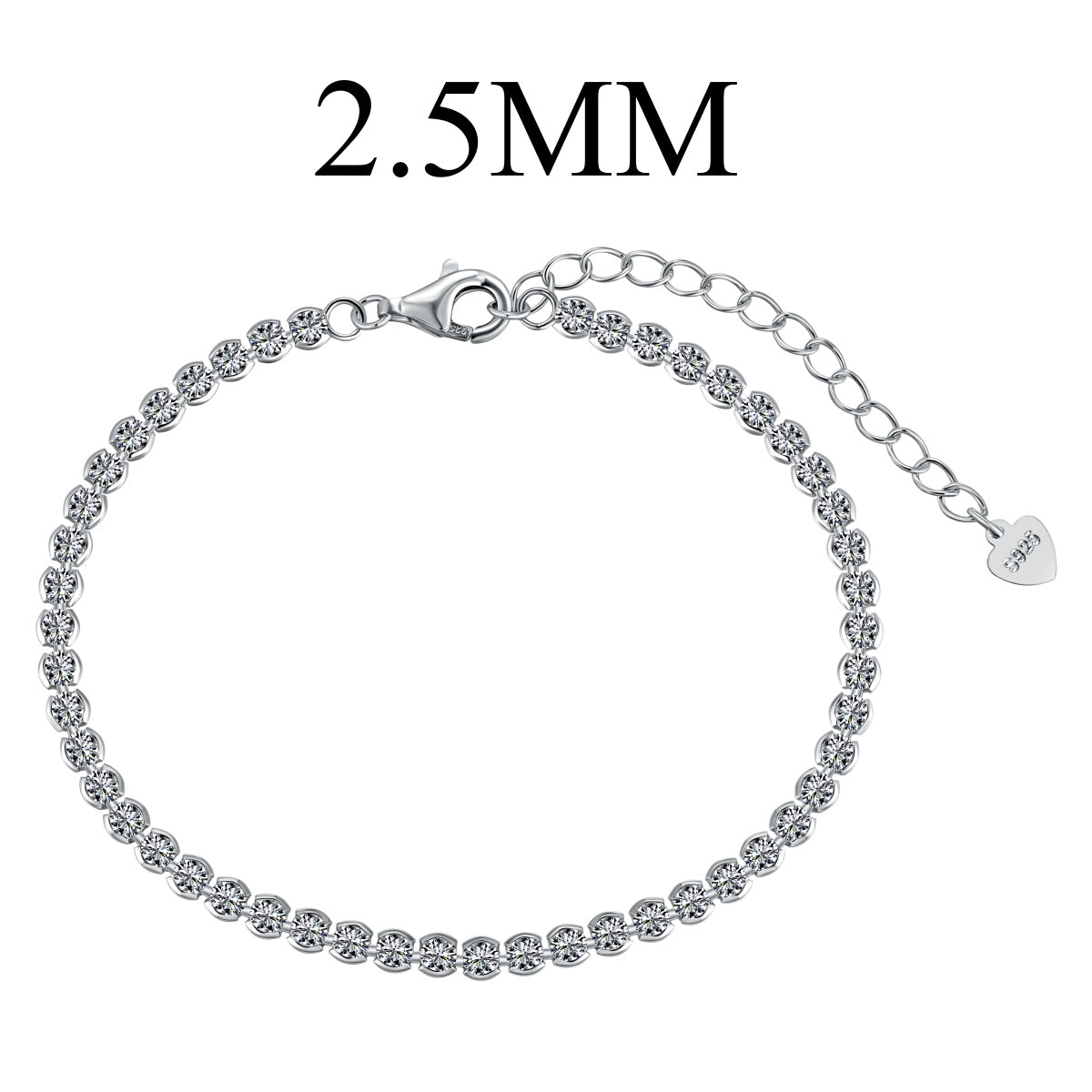 [Elowen Jewels]Dazzling Sparkling Round Cut Daily Bracelet