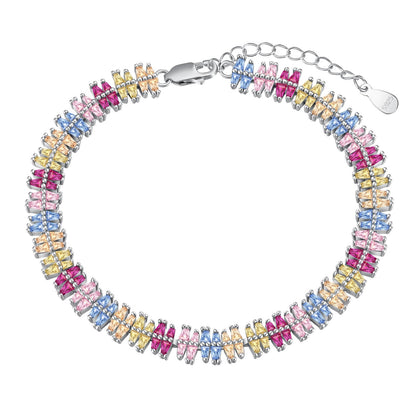 [Elowen Jewels]Sparkling Exquisite Multi Cut Party Bracelet