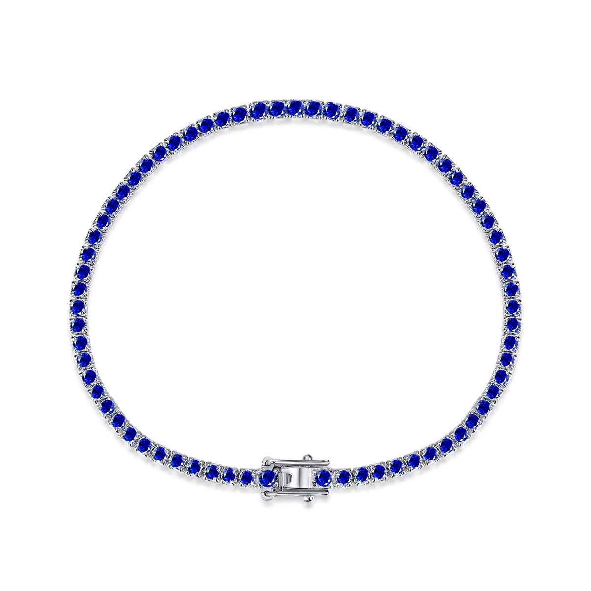 [Elowen Jewels]Dazzling Colorful Round Cut Daily Bracelet
