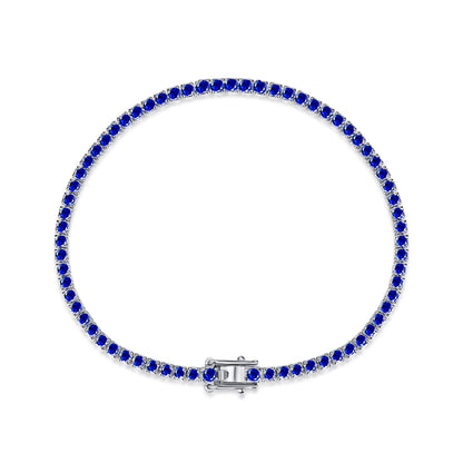[Elowen Jewels]Dazzling Colorful Round Cut Daily Bracelet