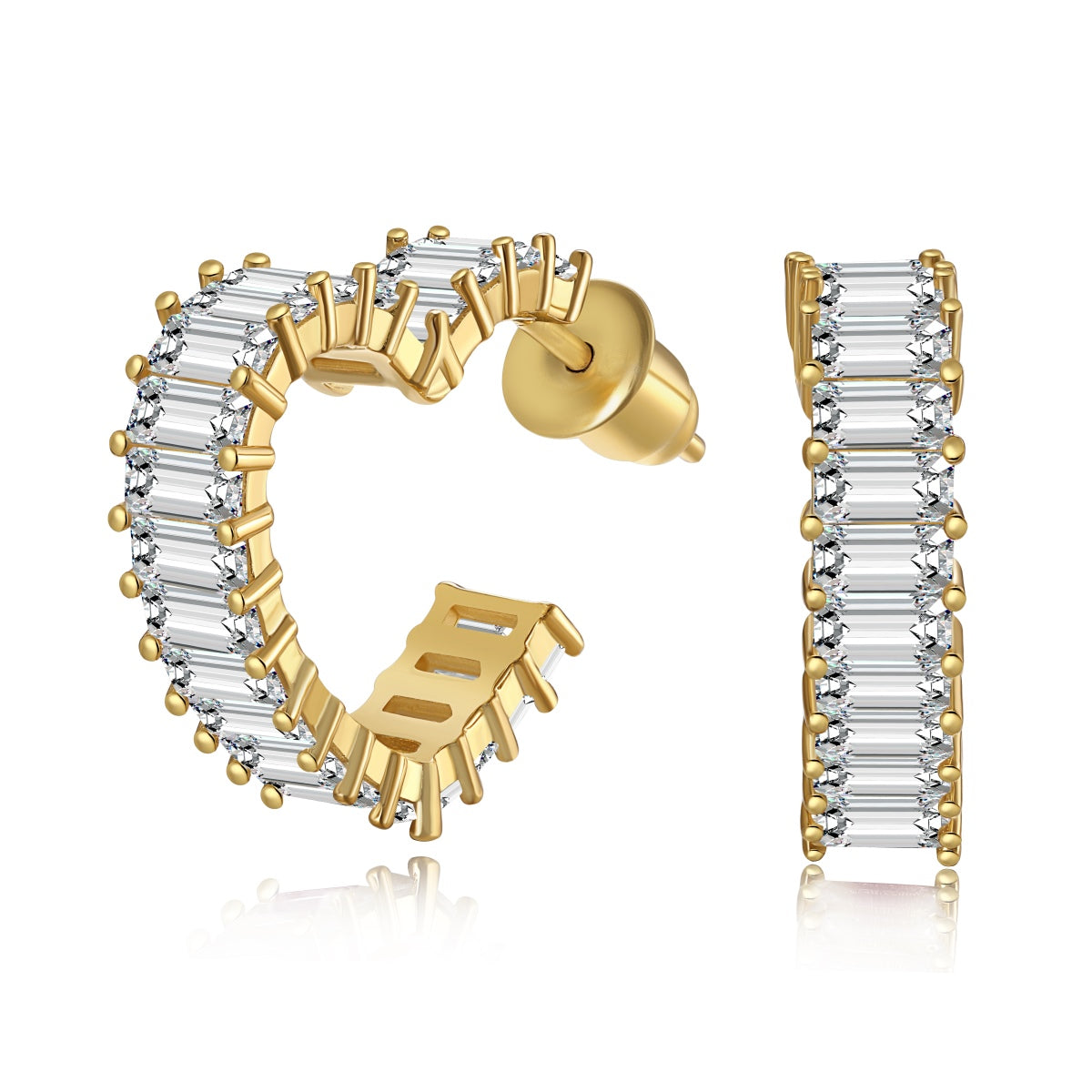 [Elowen Jewels]Radiant Heart Cutout Earrings