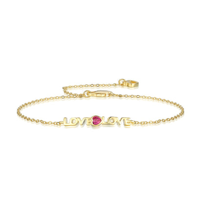 [Elowen Jewels]Romantic Heart Shape Lover Bracelet