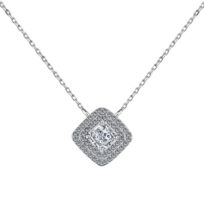 [Elowen Jewels]Sparkling Asscher Cut Necklace