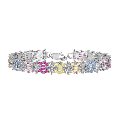 [Elowen Jewels]Delicate Colorful Multi Cut Party Bracelet