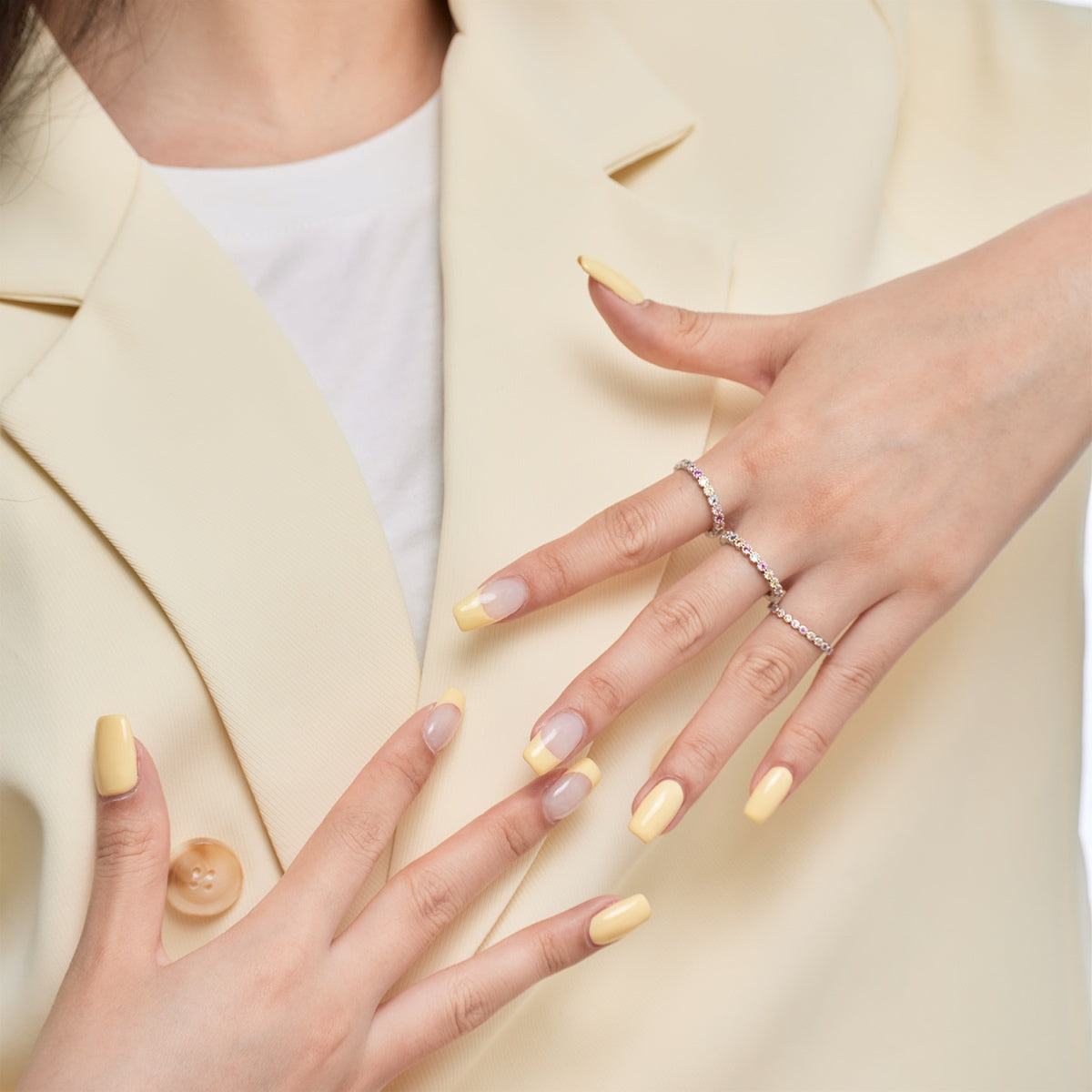 [Elowen Jewels]Elegant Vivid Round Cut Daily Ring