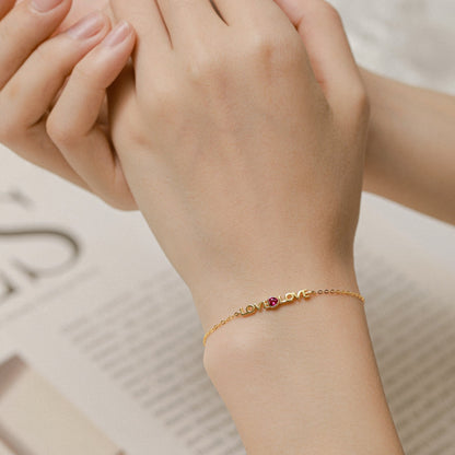 [Elowen Jewels]Romantic Heart Shape Lover Bracelet