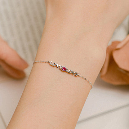 [Elowen Jewels]Romantic Heart Shape Lover Bracelet