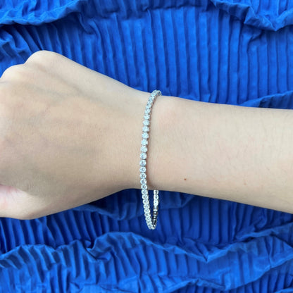 [Elowen Jewels]Sparkling Round Cut Daily Bracelet