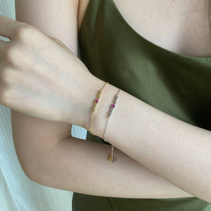 [Elowen Jewels]Romantic Heart Shape Lover Bracelet