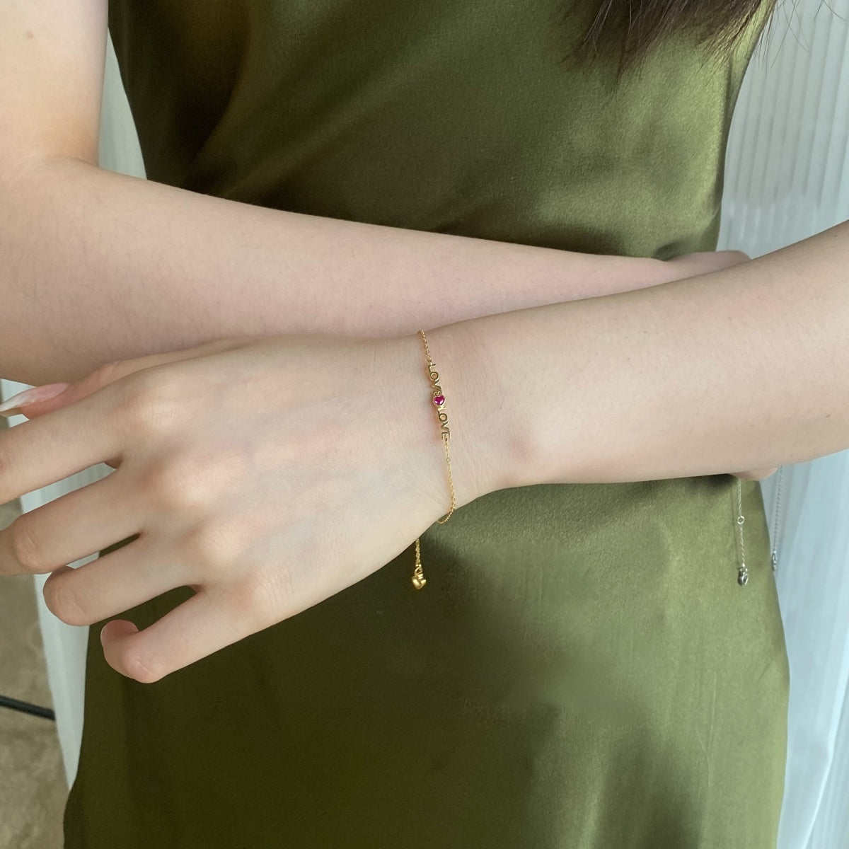 [Elowen Jewels]Romantic Heart Shape Lover Bracelet
