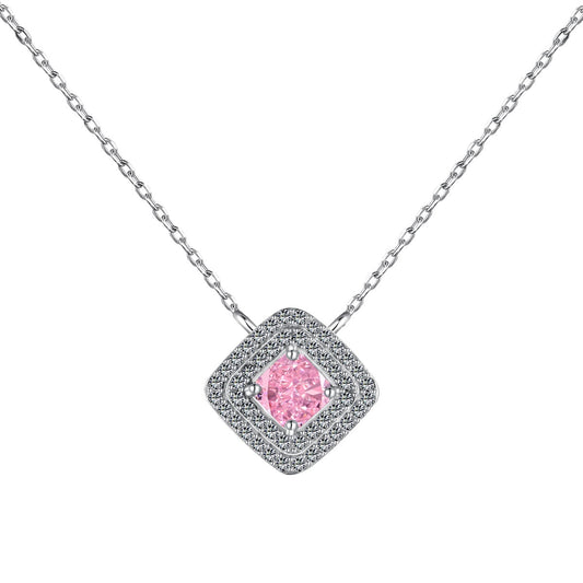 [Elowen Jewels]Sparkling Asscher Cut Necklace