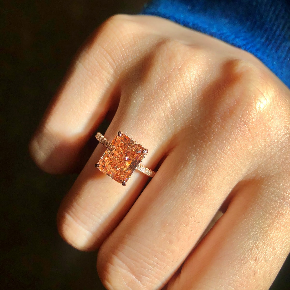 [Elowen Jewels]4.0 Carat Luxurious Engagement Ring
