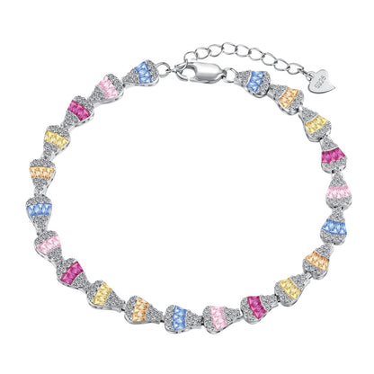 [Elowen Jewels]Radiant Water Drop Shape Daily Bracelet