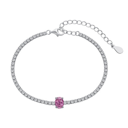 [Elowen Jewels]0.75 Carat Exquisite Oval Cut Daily Bracelet