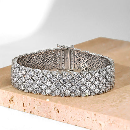 [Elowen Jewels]Ornate Elegant Round Cut Party Bracelet