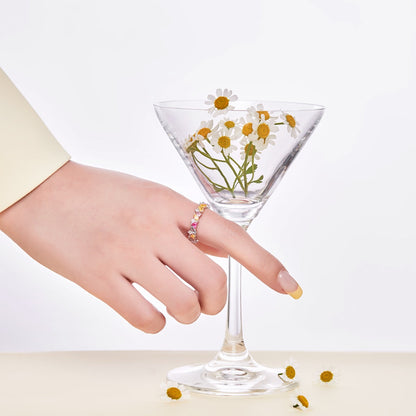 [Elowen Jewels]Dazzling Polychromatic Multi cut Daily Ring