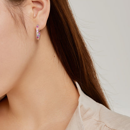 [Elowen Jewels]Unique Round Cut Daily Earrings