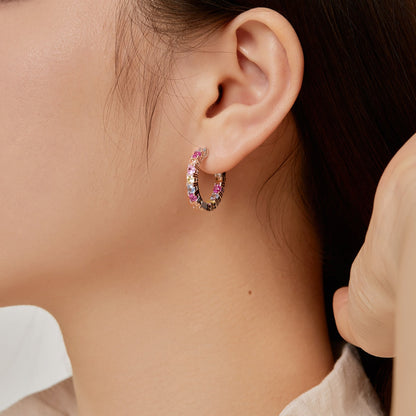 [Elowen Jewels]Unique Round Cut Daily Earrings