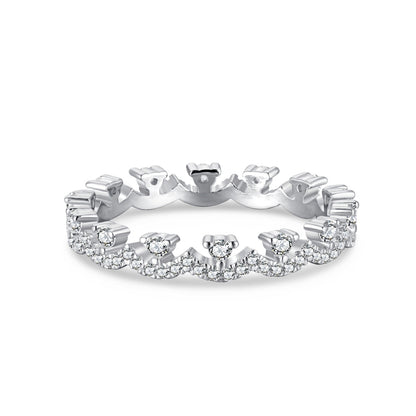 [Elowen Jewels]Elegant Resplendent Round Shape Party Ring