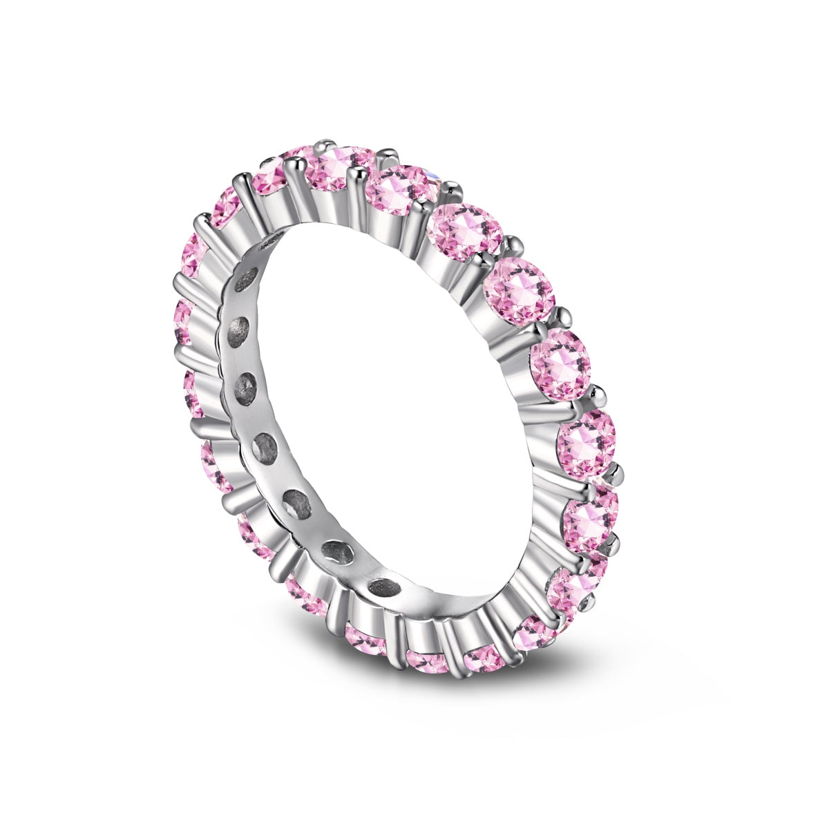 [Elowen Jewels]Sparkling Round Cut Tennis Ring