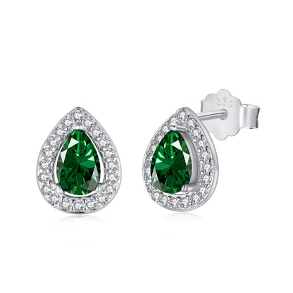 [Elowen Jewels]Luxurious Water Drop Shape Earrings