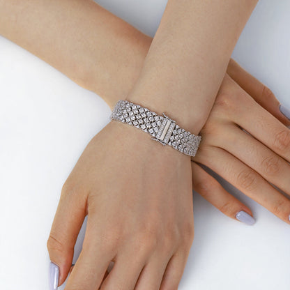 [Elowen Jewels]Ornate Elegant Round Cut Party Bracelet