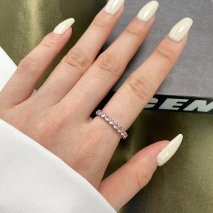 [Elowen Jewels]Sparkling Round Cut Tennis Ring