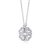 [Elowen Jewel]Ornate Heart Cut Flower Shape Necklace