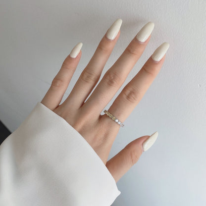 [Elowen Jewels]Sparkling Round Cut Tennis Ring