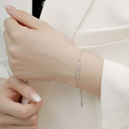 [Elowen Jewels]Elegant Wheat Leaves Shape Bracelet