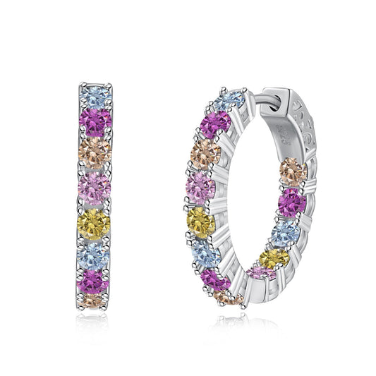 [Elowen Jewels]Unique Round Cut Daily Earrings