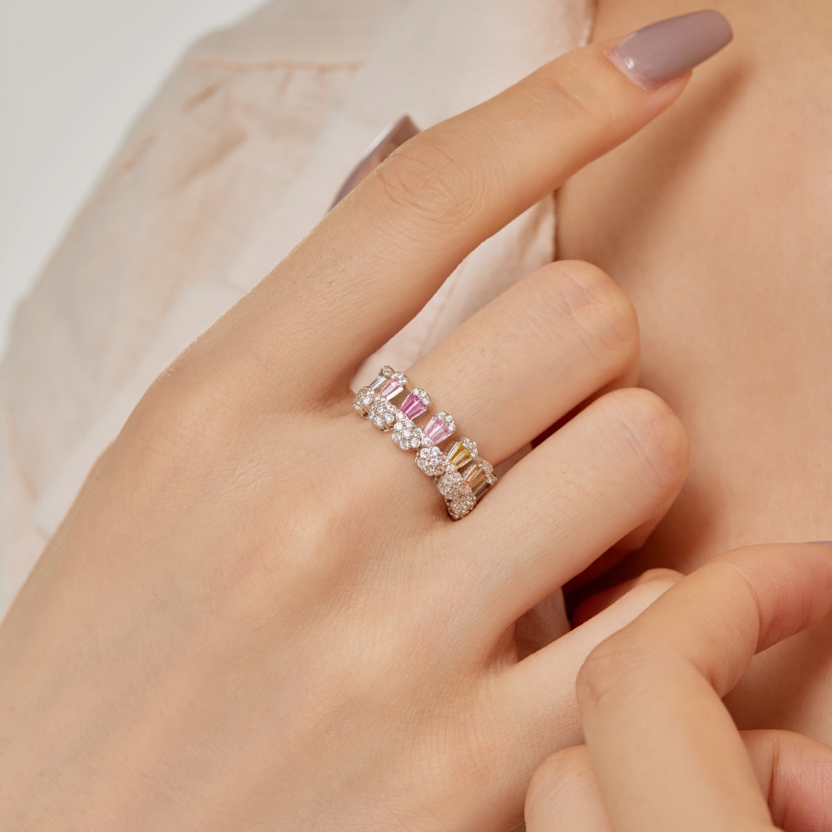 [Elowen Jewels]Gorgeous Radiant Cut Daily Ring