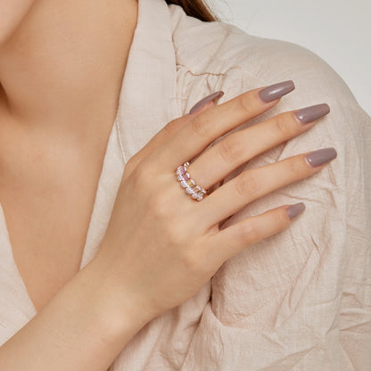 [Elowen Jewels]Gorgeous Radiant Cut Daily Ring