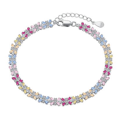 [Elowen Jewels]Radiant Colorful Emerald Cut Party Bracelet
