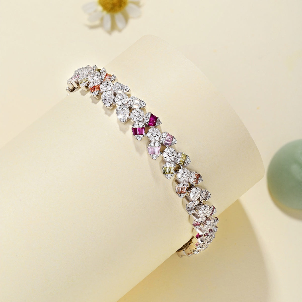 [Elowen Jewels]Dainty Exquisite Flower Shape Daily Bracelet