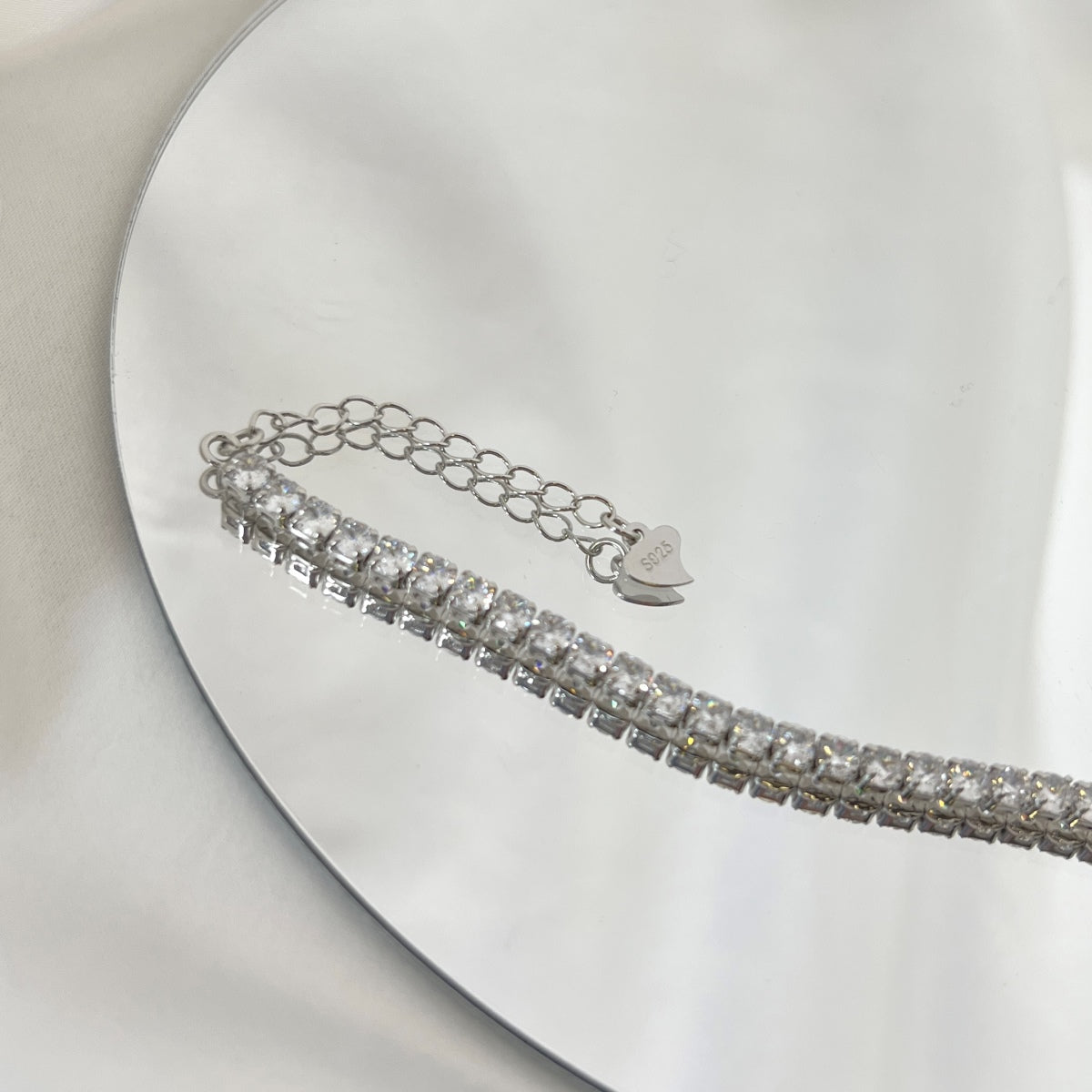 [Elowen Jewels]Sparkling Round Cut Daily Bracelet