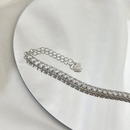[Elowen Jewels]Sparkling Round Cut Daily Bracelet