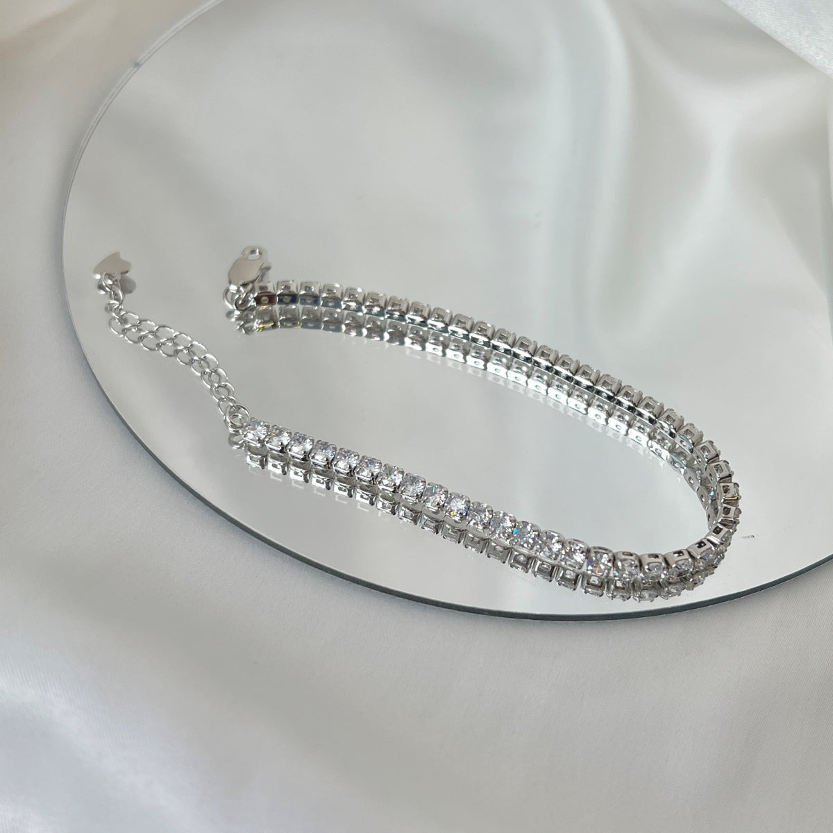 [Elowen Jewels]Sparkling Round Cut Daily Bracelet