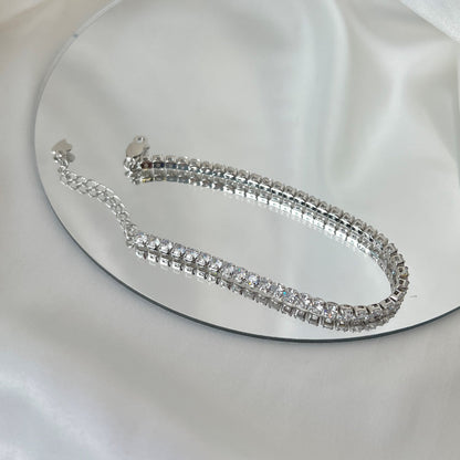 [Elowen Jewels]Sparkling Round Cut Daily Bracelet